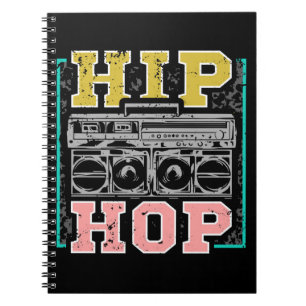Caderno Espiral Hip Hop Artists Cassettes Old School Rap