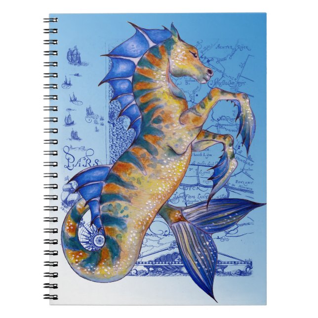 Caderno Espiral hipocampo (Frente)