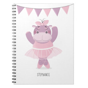 Caderno Espiral Hippo Ballerina