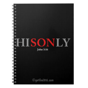 Caderno Espiral HISONLY gotGod316.com