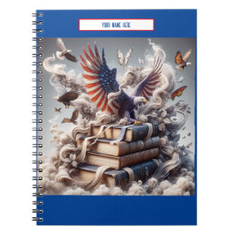 Caderno Espiral História Americana da Águia