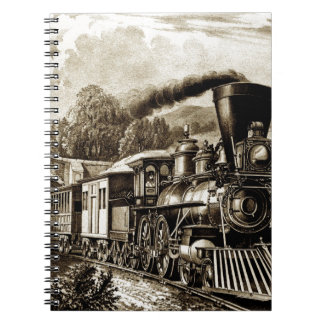 Caderno Espiral História da locomotiva com motor a vapor