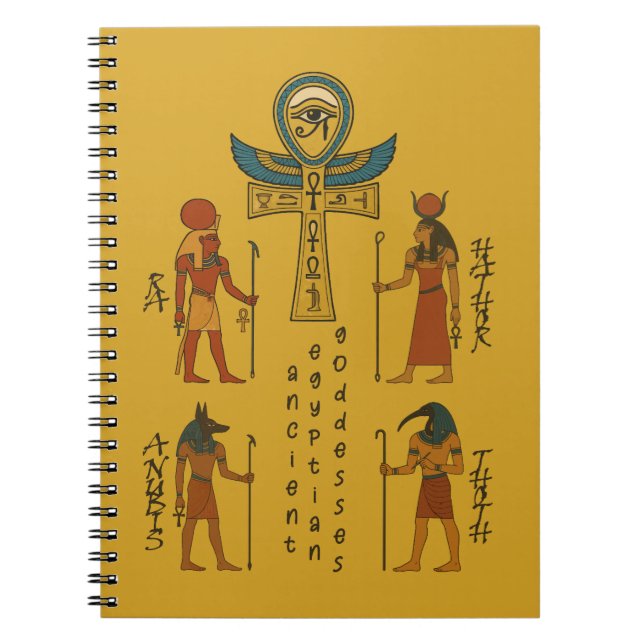 Caderno Espiral História do Antigo Egito - Deuses (Frente)