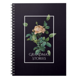 Caderno Espiral História familiar das histórias da vovó