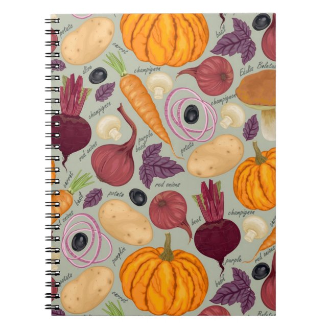 Caderno Espiral Historial dos produtos hortícolas frescos (Frente)