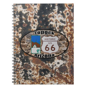 Caderno Espiral ~ histórico Topock da rota 66, arizona