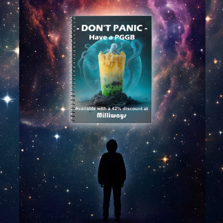 Caderno Espiral Hitchhiker