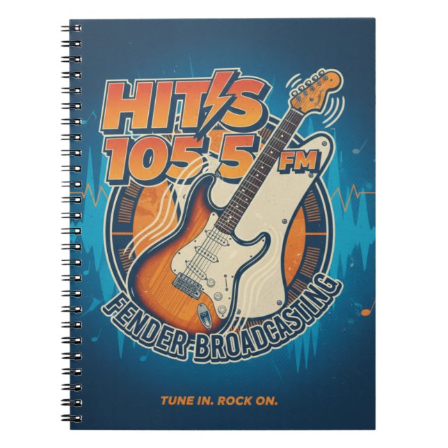 Caderno Espiral Hits Merch (Frente)