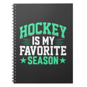 Caderno Espiral Hockey é minha estação favorita