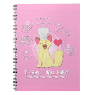 Caderno Espiral Hoje Eu Vou Assar!