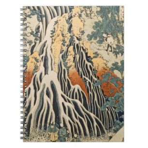 Caderno Espiral Hokusai's Waterfall Kirifuri