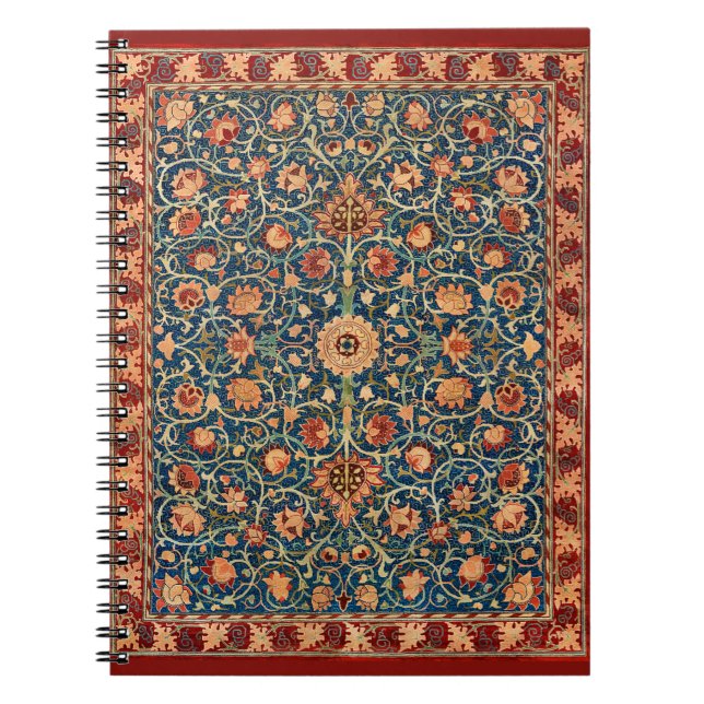Caderno Espiral Holland Park Design (por William Morris) (Frente)