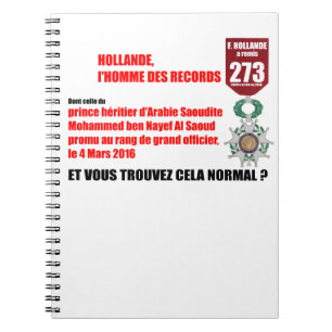 Caderno Espiral Hollande Record Legion d'Honneur - Notebook