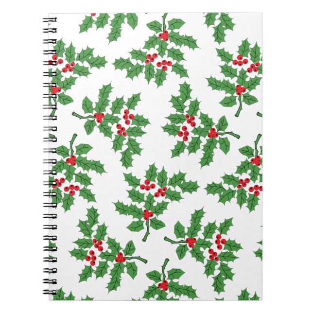 Caderno Espiral Holly Berries (Frente)