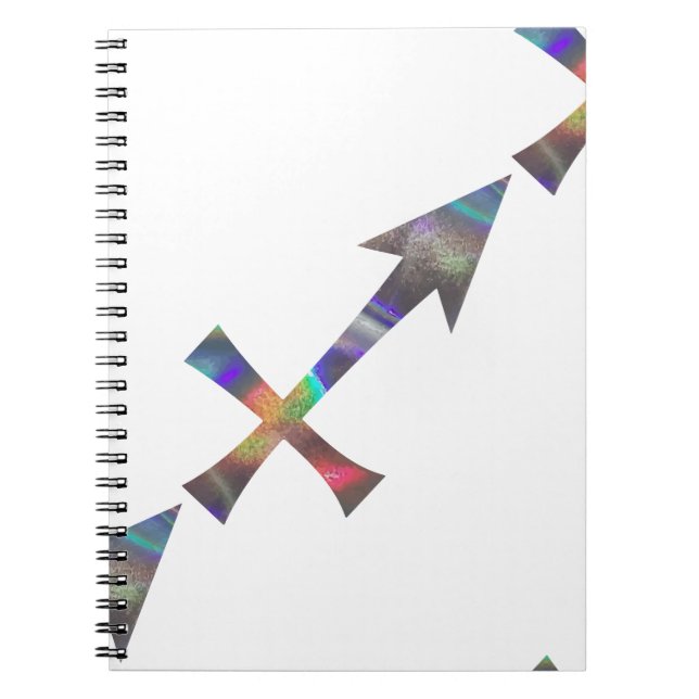 Caderno Espiral holograma Sagittarius (Frente)