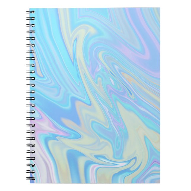 Caderno Espiral Holographic Marble (Frente)