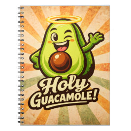 Caderno Espiral Holy Guacamole - Pacote de Guac - Amantes de Comid