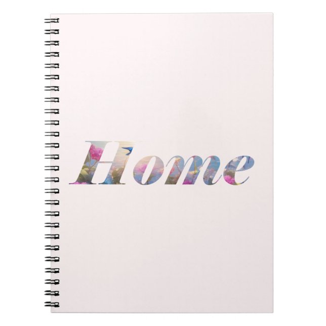 Caderno Espiral Home. (Frente)
