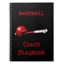 Caderno Espiral Home Run Game Team Treinador Esportivo Ball Divert