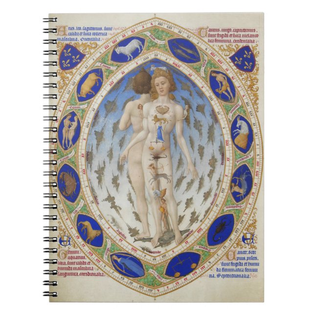 Caderno Espiral Homem Anatômico - Notebook (Frente)