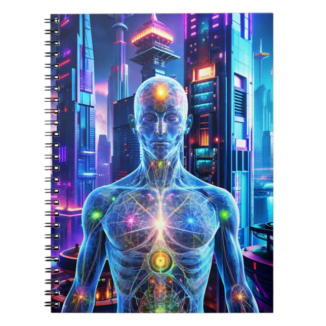 Caderno Espiral Homem Futuro (Frente)