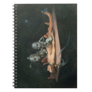 Caderno Espiral Homem Inconsciente Clorofórmio vendo demônios