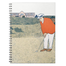 Homem jogando Golf por Edward Penfield.