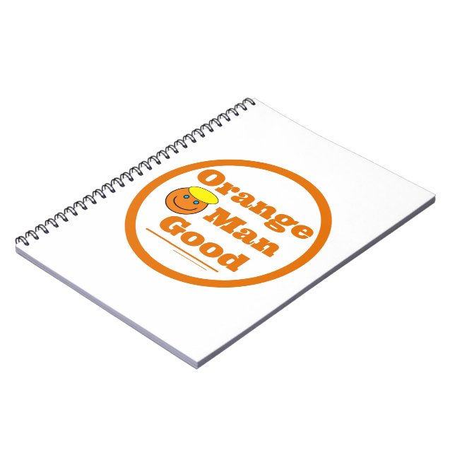 Caderno Espiral Homem Laranja BOM       (Left Side)