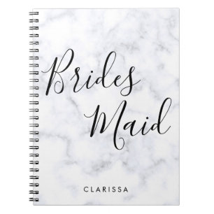 Caderno Espiral Homem-martelo branco elegante e moderno