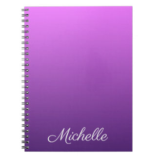 Caderno Espiral Homem roxo personalizado