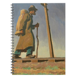 Caderno Espiral Homem sem-teto por Maynard Dixon