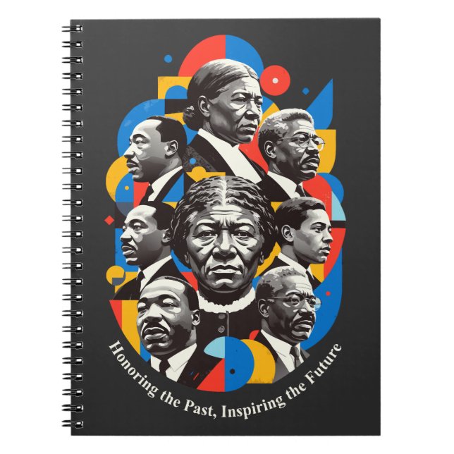 Caderno Espiral Homenageando o Passado, Inspirando o Futuro (Frente)