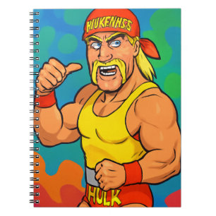 Caderno Espiral Homenagem ao Hulk Hogan