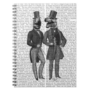 Caderno Espiral Homens Dinossauros Saem Noite