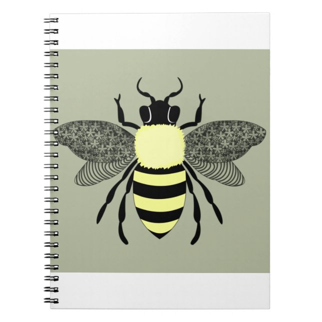Caderno Espiral Honey Bee Design (Frente)