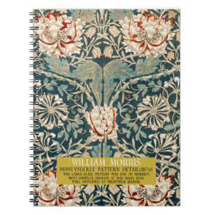 Caderno Espiral Honeysuckle Pattern - Design de William Morris
