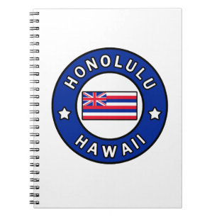 Caderno Espiral Honolulu Havaí