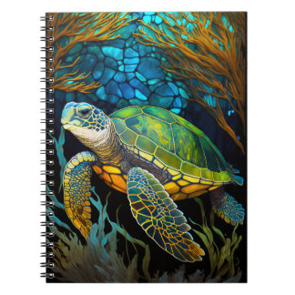 Caderno Espiral Honu Haven - Água De Vidro