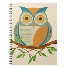 Caderno Espiral Hoots felizes
