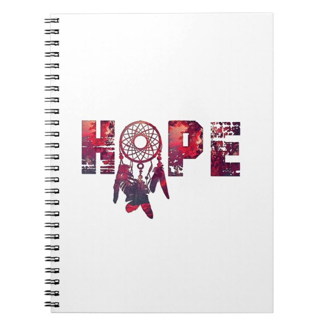 Caderno Espiral Hope Notebook design (Frente)