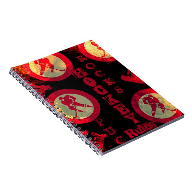 Caderno Espiral Hóquei (Lado Direito)