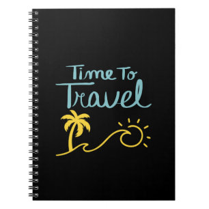 Caderno Espiral Hora de Viagem Beach