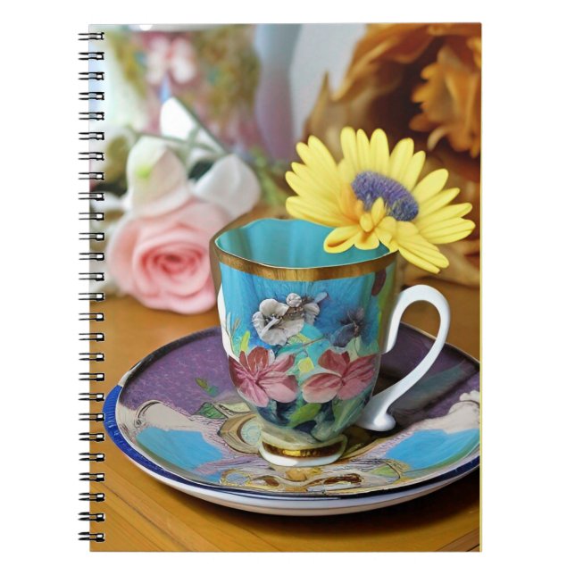 Caderno Espiral Hora do Chá (Frente)