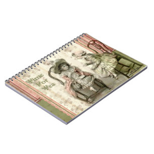 Caderno Espiral Hora Do Chá