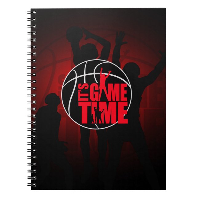 Caderno Espiral Hora do Jogo - Vermelho (Frente)