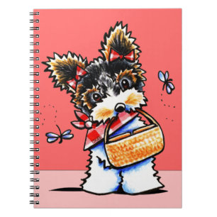 Caderno Espiral Hora do Piquenique do Biewer Yorkie