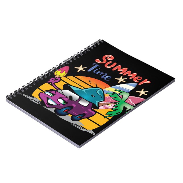 Caderno Espiral Horário de Verão (Left Side)