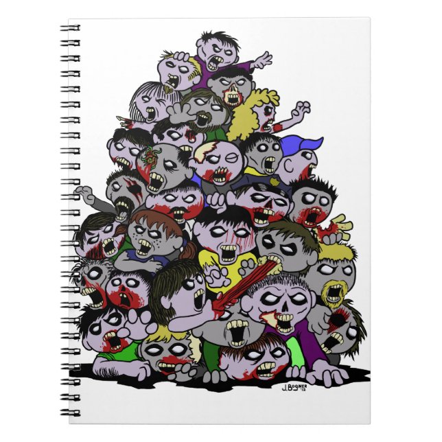 Caderno Espiral Horda do zombi (Frente)