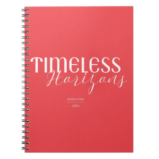 Caderno Espiral Horizontes Atemporais Singapura 1965