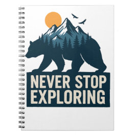 Caderno Espiral Horizontes Selvagens